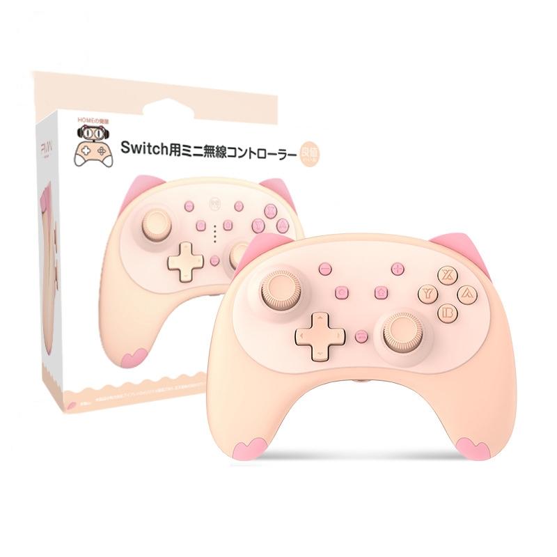 Cat Shaped Wireless Tooth Handle for Nintendo Switch - Blue