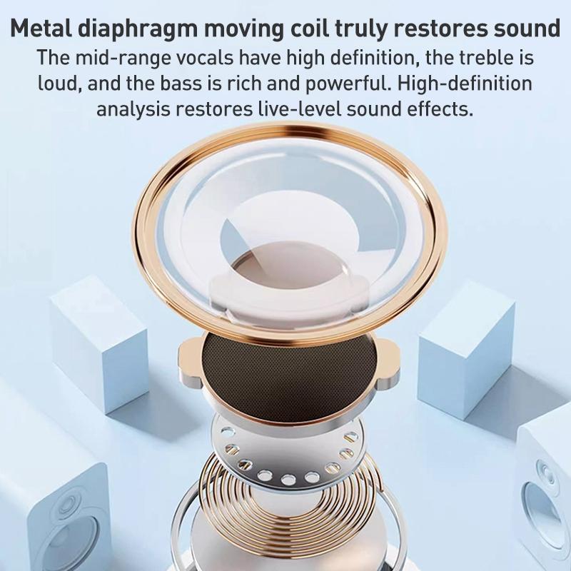 Mini Wireless Bluetooth Earphone - Zga Gs14 Candy - Pink