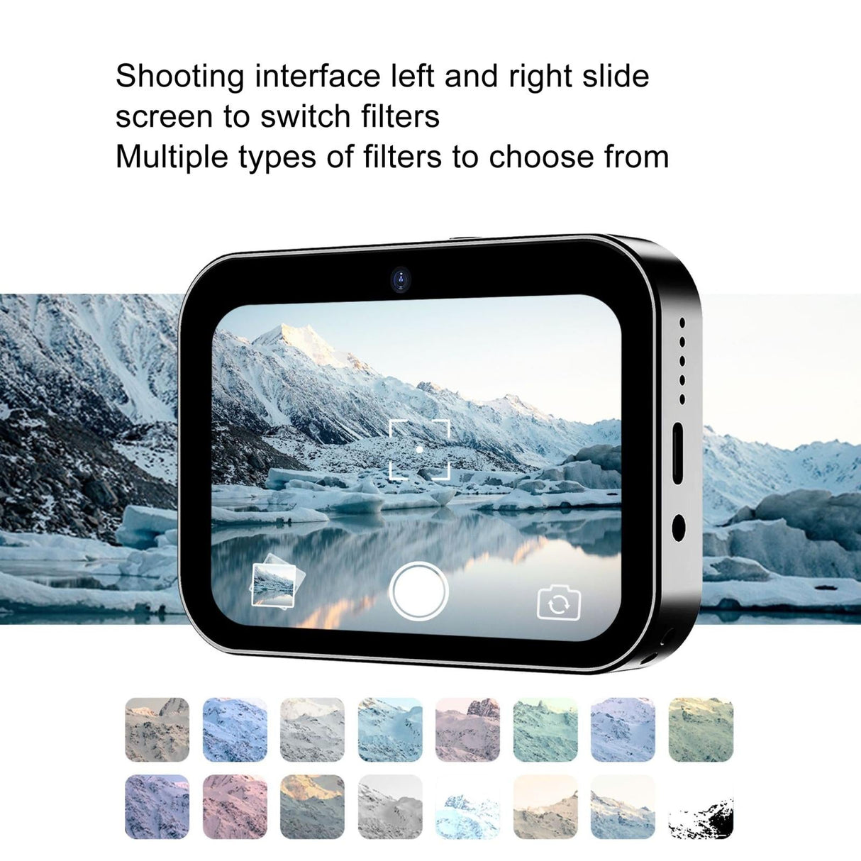 Smart Hd Digital Camera With Touch Screen And Video Recording - Excludes Memory - Black