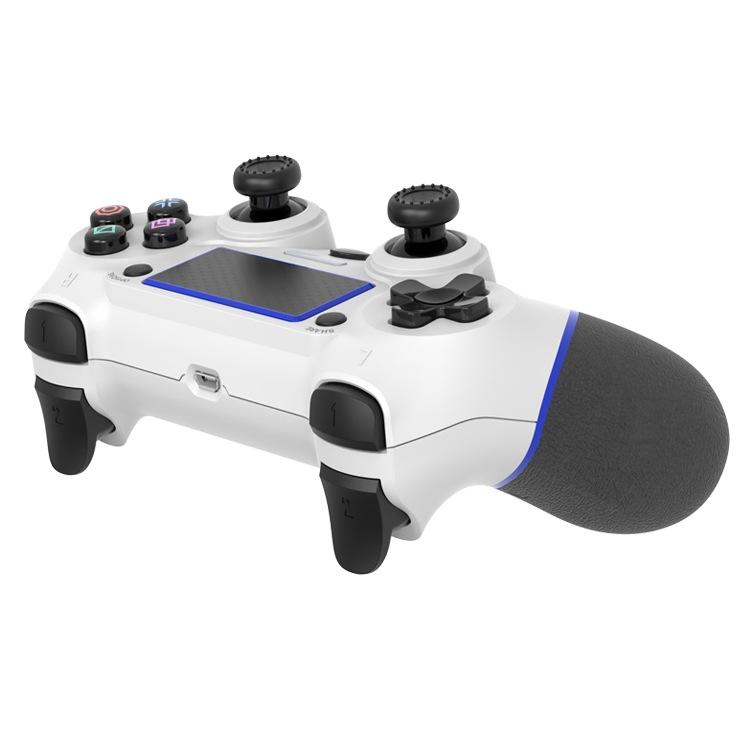 Rubberized Bluetooth Gamepad for Ps4 - Wireless - White Blue