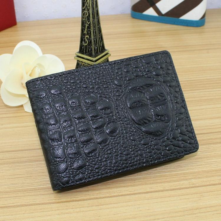 Universal Crocodile Pattern Driver License Cover With Card Slot - Blue