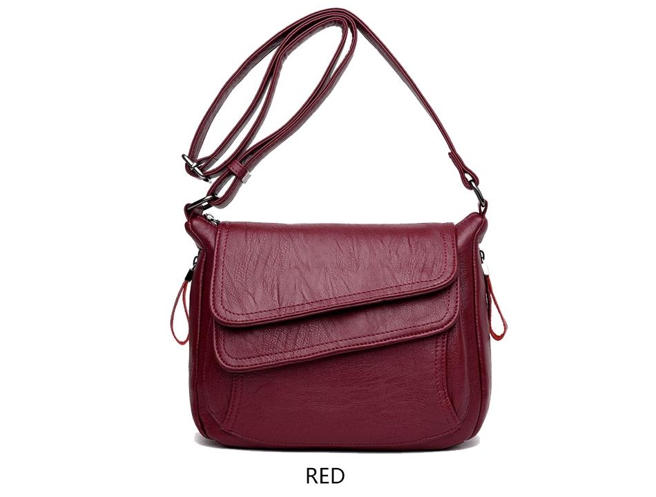 Stylish Leather Shoulder Bag For Summer - Black