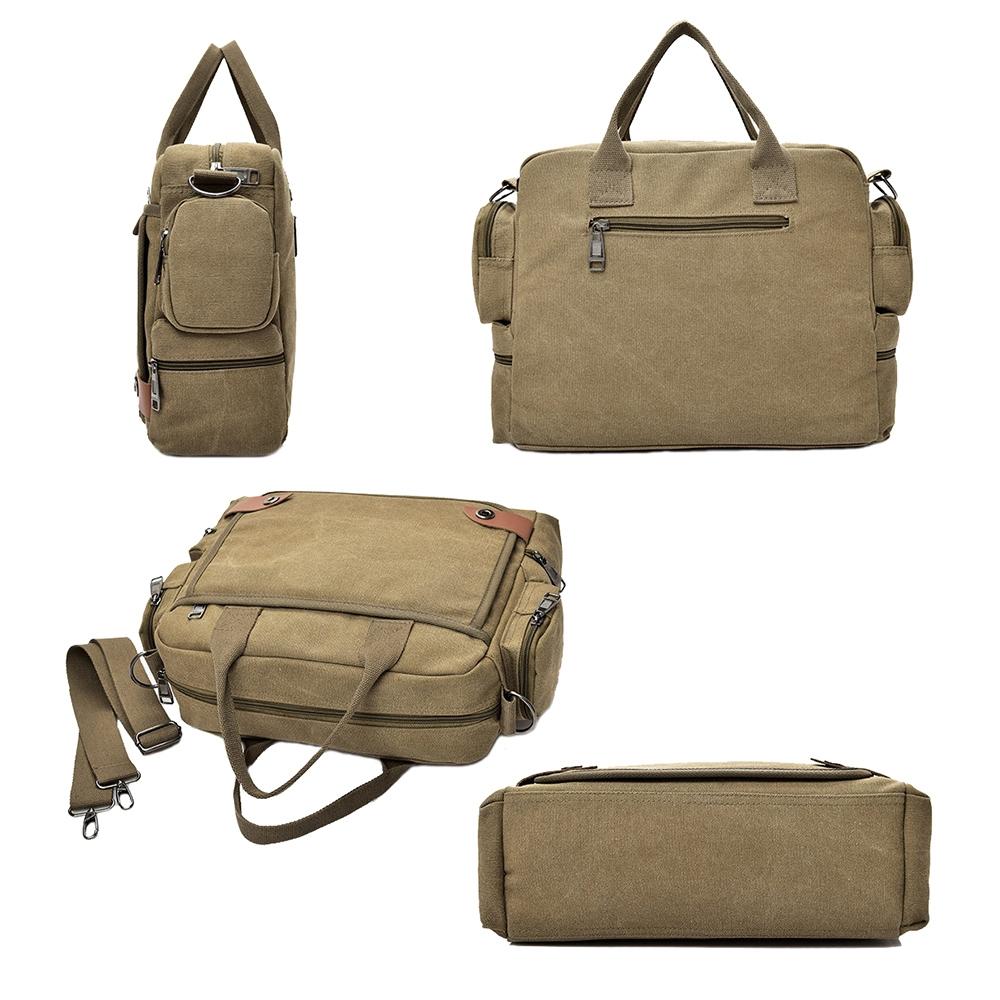 Waterproof Outdoor Laptop Bag Single Shoulder - Khaki