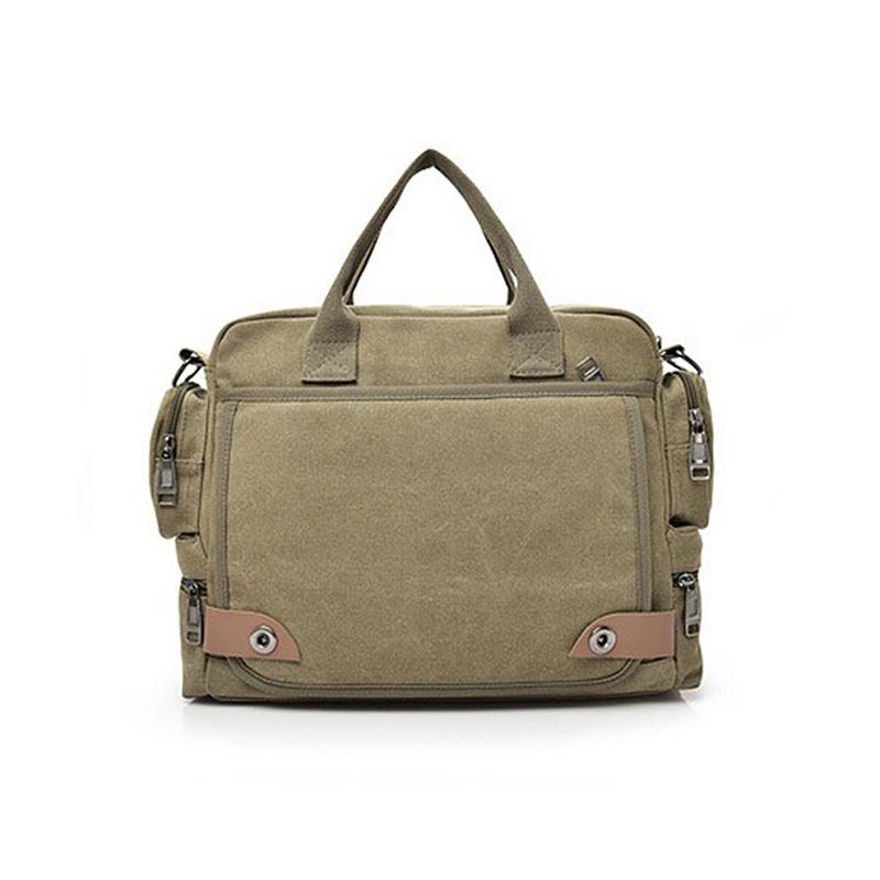 Waterproof Outdoor Laptop Bag Single Shoulder - Khaki