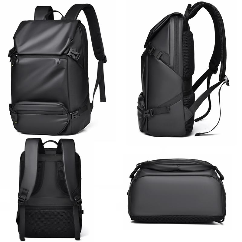 Travel Backpack for Men - Compact and Durable - Black