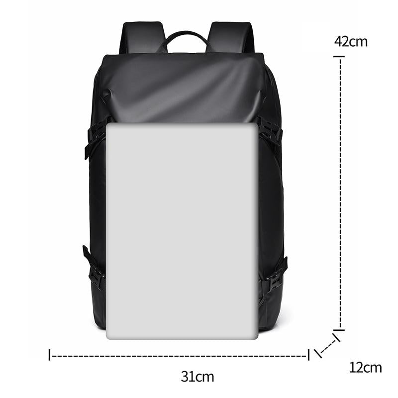 Travel Backpack for Men - Compact and Durable - Black