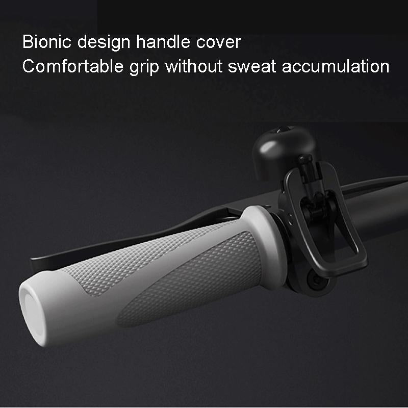 Silicone Handlebar Cover for Ninebot F30 / F40 Electric Scooter - Gray 1 Pair