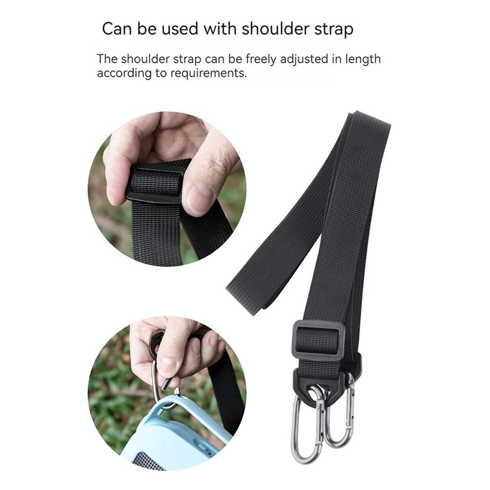 Silicone Protective Case for Bose Soundlink Flex Speaker with Shoulder Strap - Black