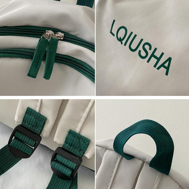 Girls Lightweight Backpack - Compact and Stylish - White