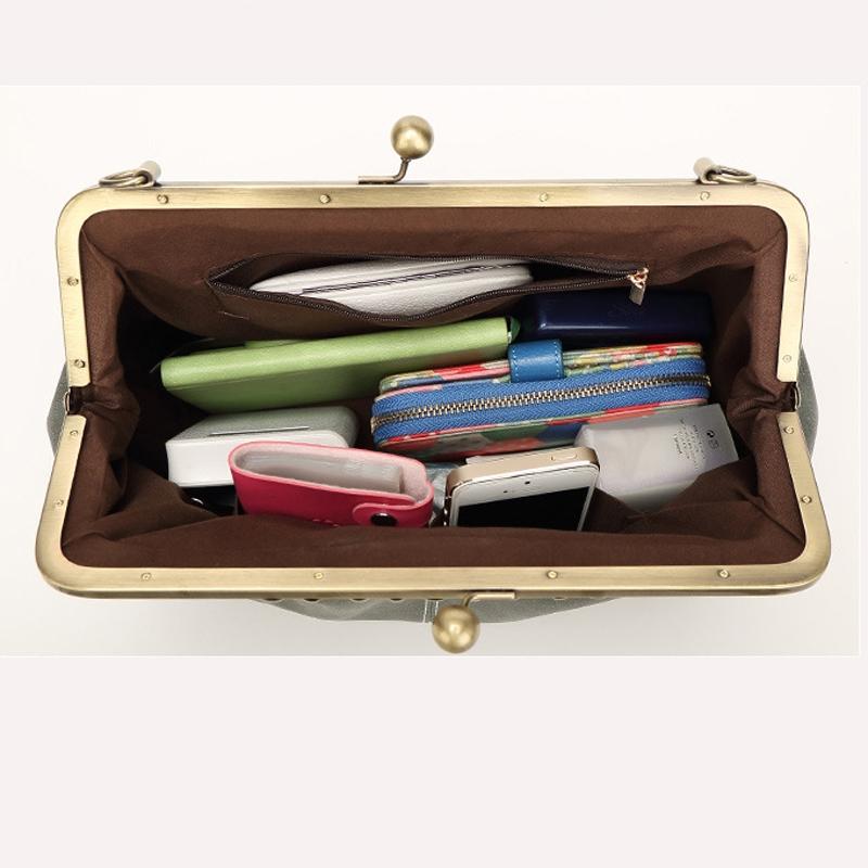 Retro Shoulder Bag For Women Messenger Style - Blue