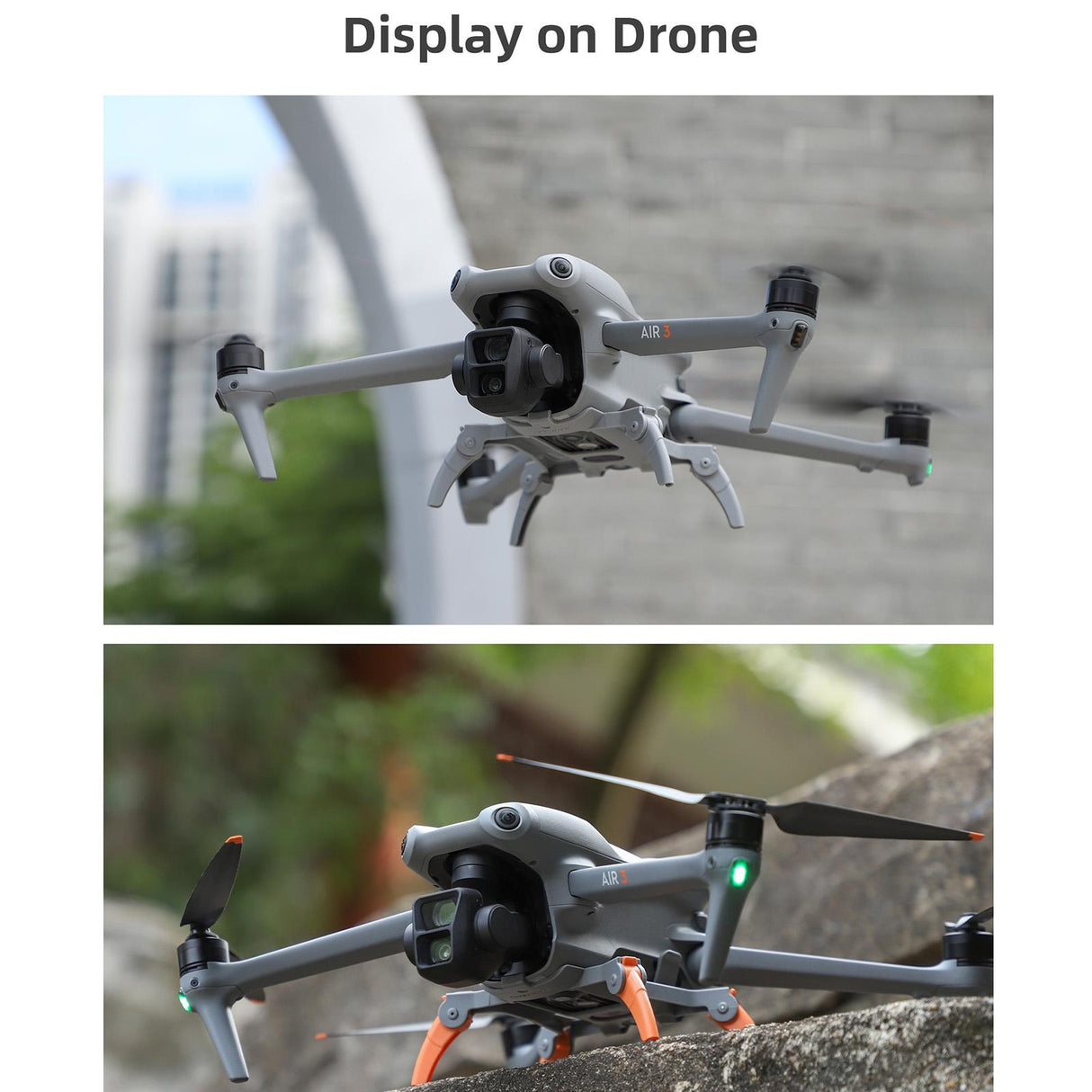 Foldable Spider Landing Gear for Dji Air 3 - Lg664 - Orange