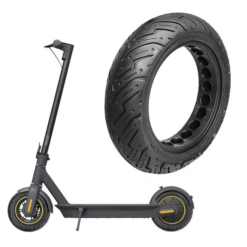 Solid Honeycomb 10x2.5 Tire for Ninebot Max G30 Scooter - Black