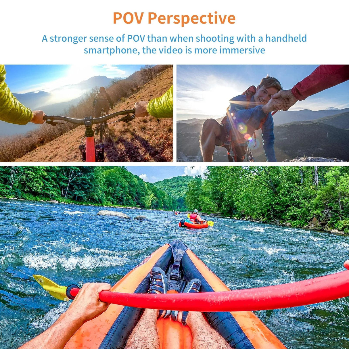 Neck Mount For Sports Camera And Cell Phone Vlogging