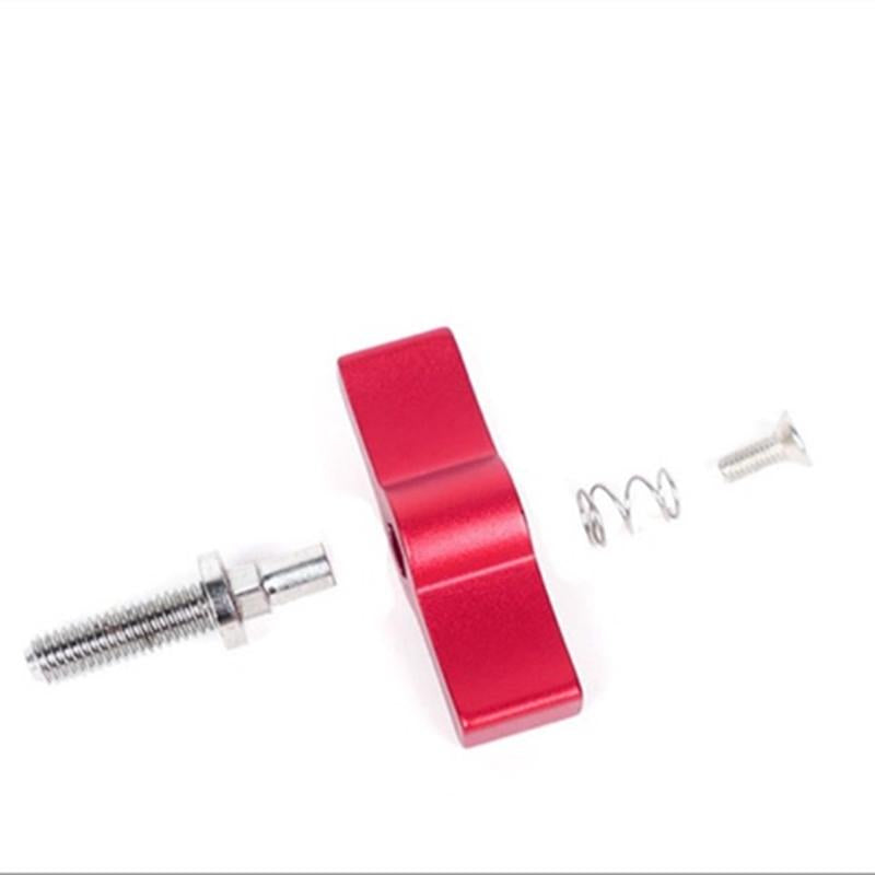 10pcs T-shaped Multi-directional Screw with M4 Aluminum Alloy Handle - Red
