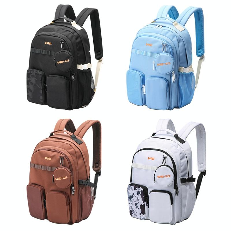 Lightweight Canvas Backpack - Compact and Durable - Black 2