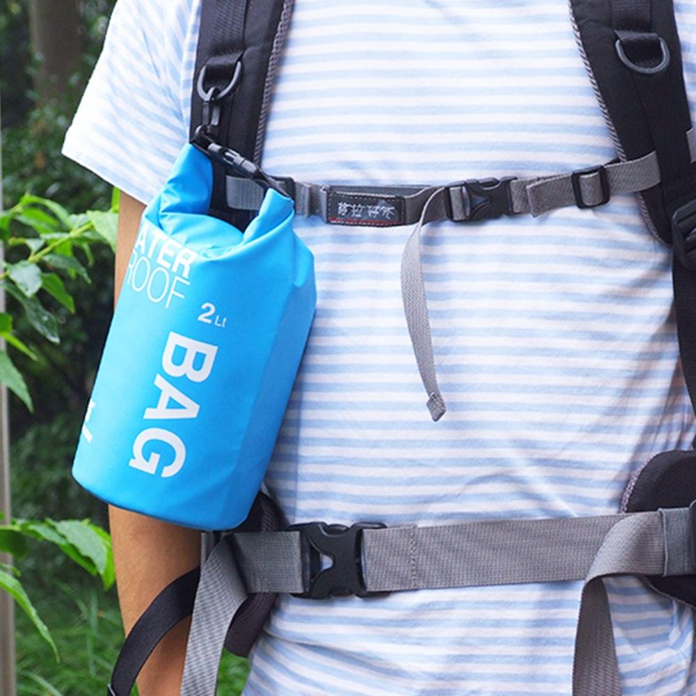 Waterproof Swimming Bag Scratch Resistant Wear Resistant Outdoor Ready - White