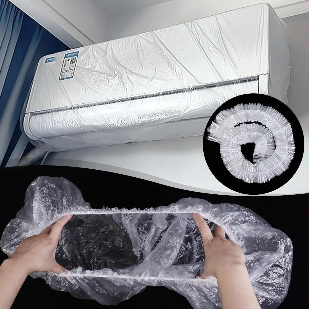 10 Pack Disposable Air Conditioner Dust Cover Large 70X145Cm White