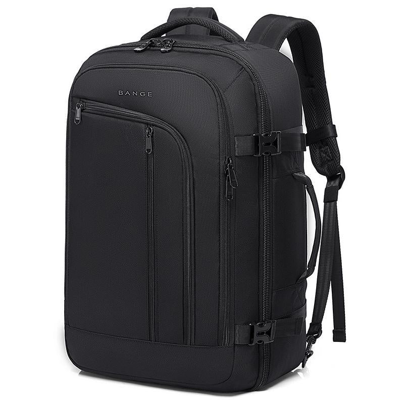 Large Capacity Men Backpack With Shoulder Strap Black