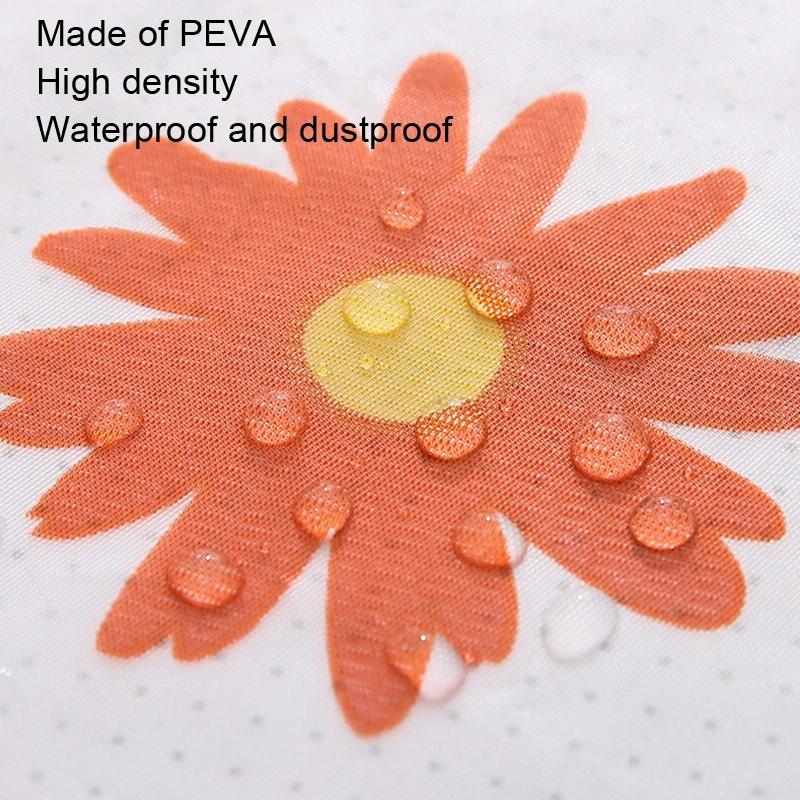 5-pack Hanging Ac Dust Cover - 95x20x31cm - Thickened - Red Flower