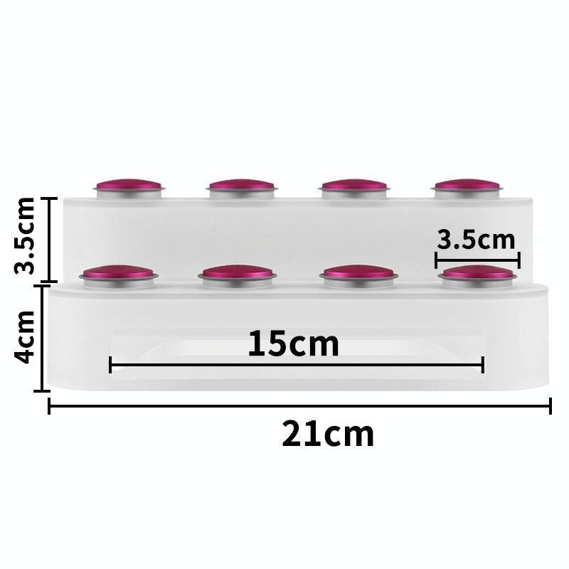 8-attachment Dyson Airwrap Storage Rack in Rose Red