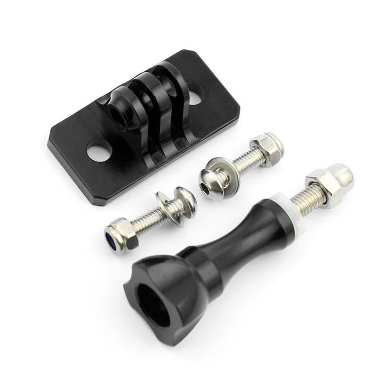Helmet Mount Adapter for Aluminum Tripod Head for Gopro - Blue