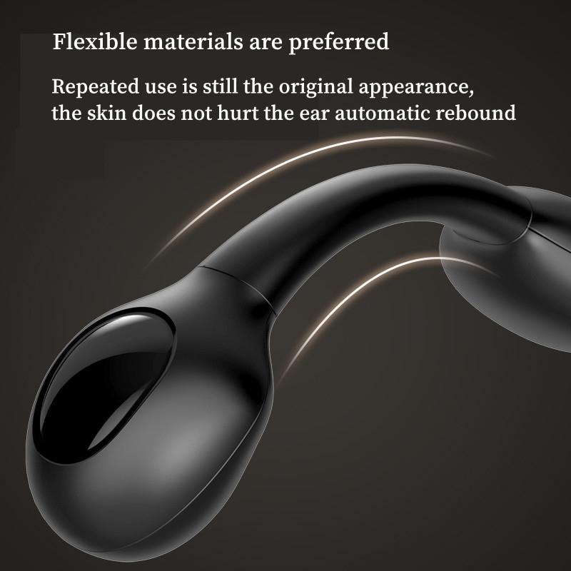 Wireless Bone Conduction Earbuds with Noise Reduction - White