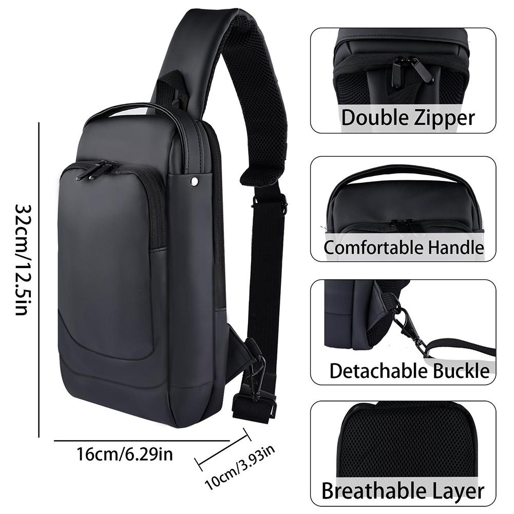 Steam Deck Crossbody Carry Bag - Black