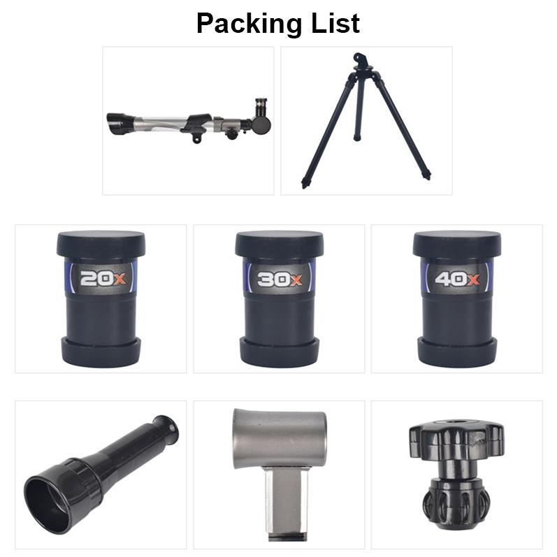 Science and Education Telescope - 20-40x Objective Lens - Ideal for Kids