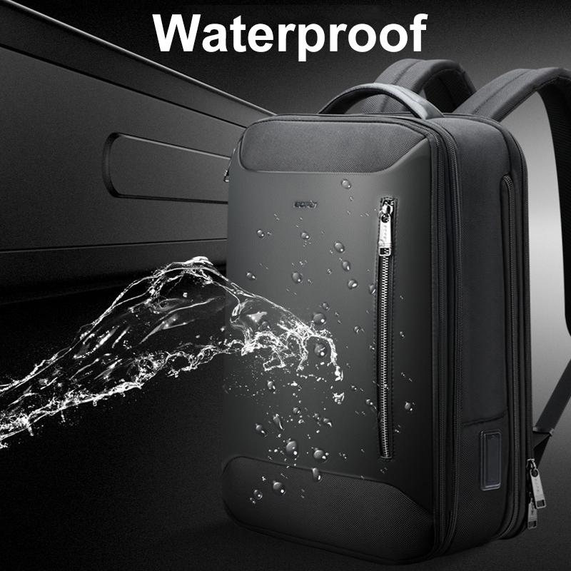 Waterproof Laptop Backpack with Usb & Type-c Port - Large Capacity Black