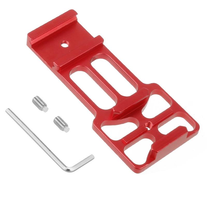 Rail Side Mount for Gopro and Other Action Cameras - 20mm for Hunting Shots - Red