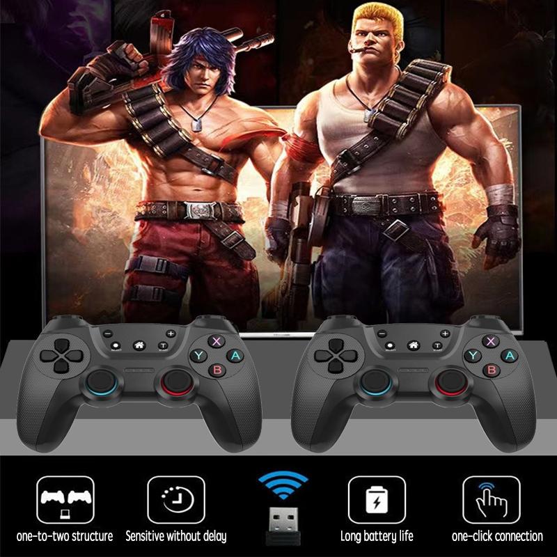 2.4g Wireless Controller for Pc Linux Android Tvbox - Supports Dual Connection - Mint Green