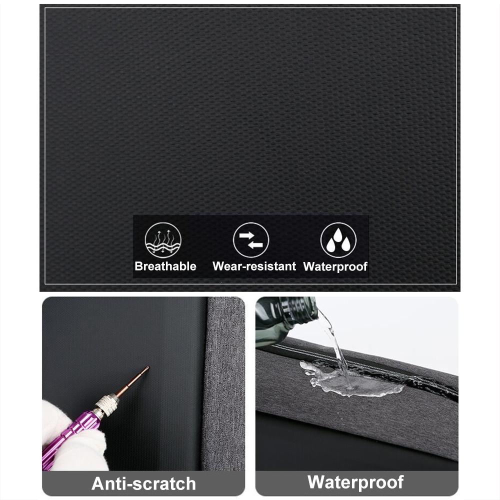 Waterproof Business Laptop Backpack with Usb Port - 15 Inch Capacity - Simplified Black