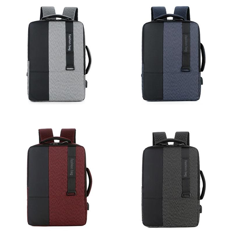 Large-capacity Laptop Backpack with Usb Charging - Ideal for Business Commuters - Red