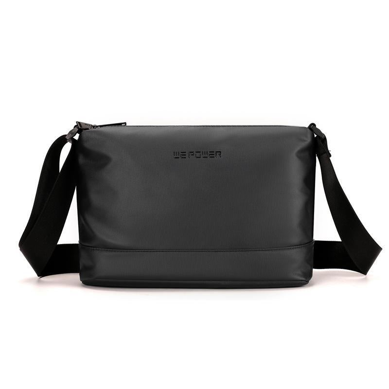 Lightweight Men Shoulder Bag For Commuting - Black