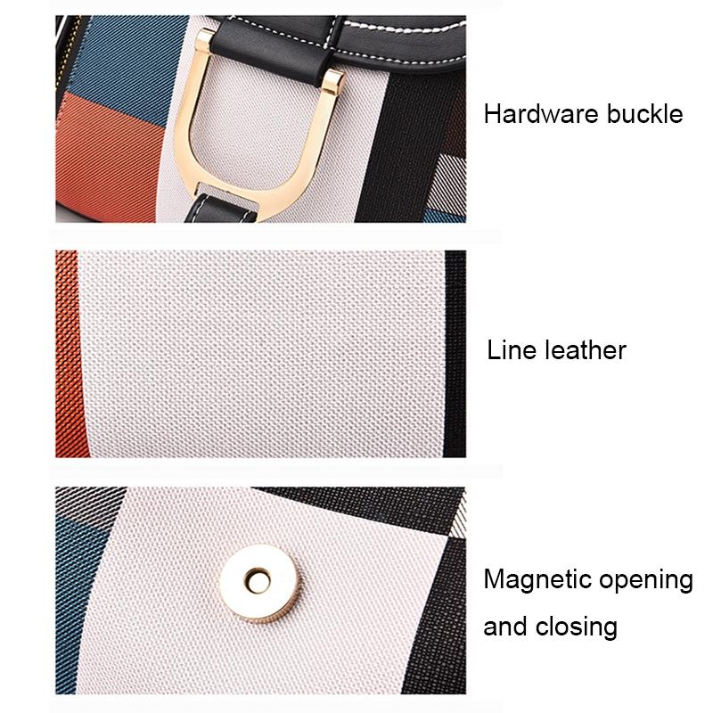 Stylish Ladies Leather Backpack - Soft Pu Material - White