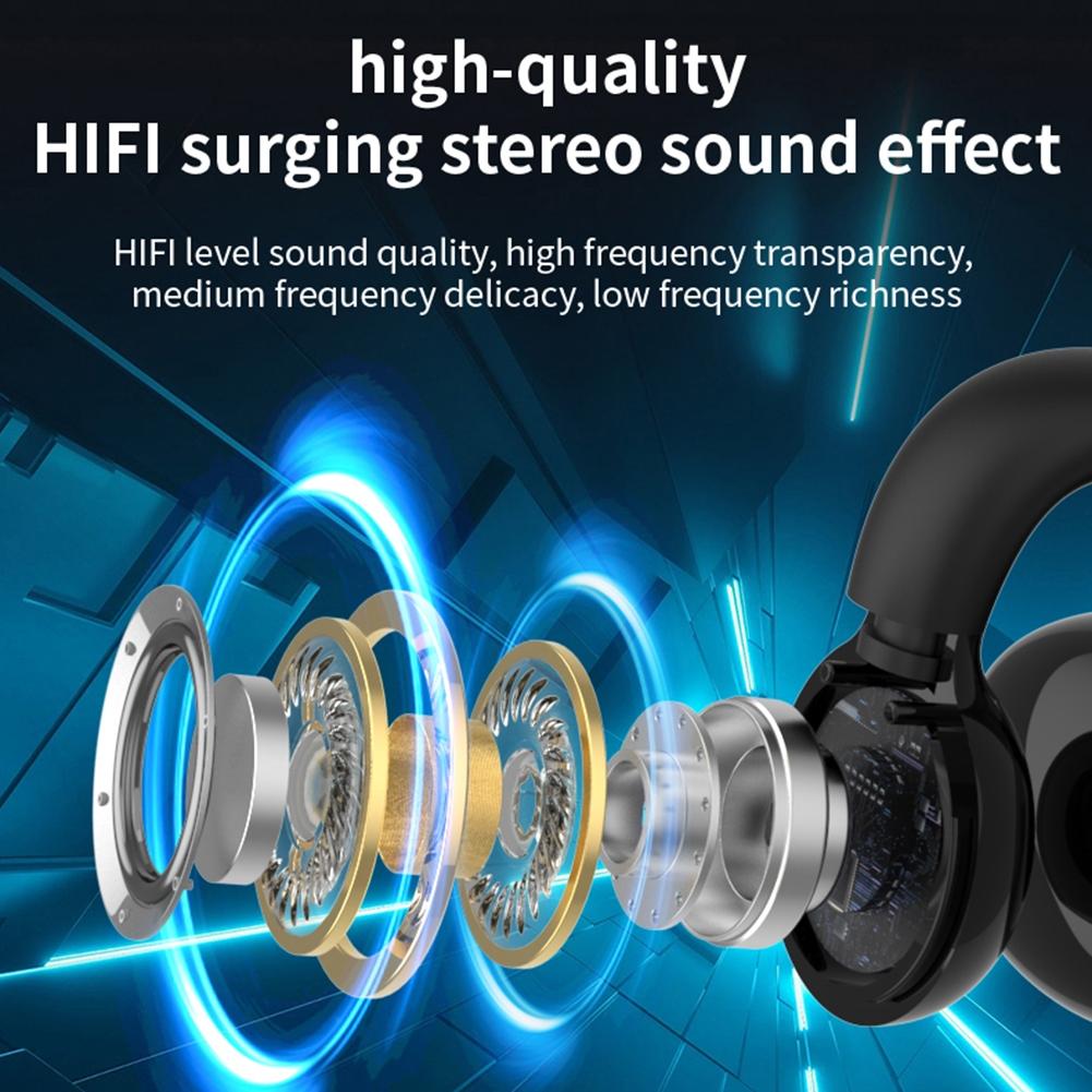 Wireless Sport Earbuds with Comfort Fit - no Ear Pain - Black