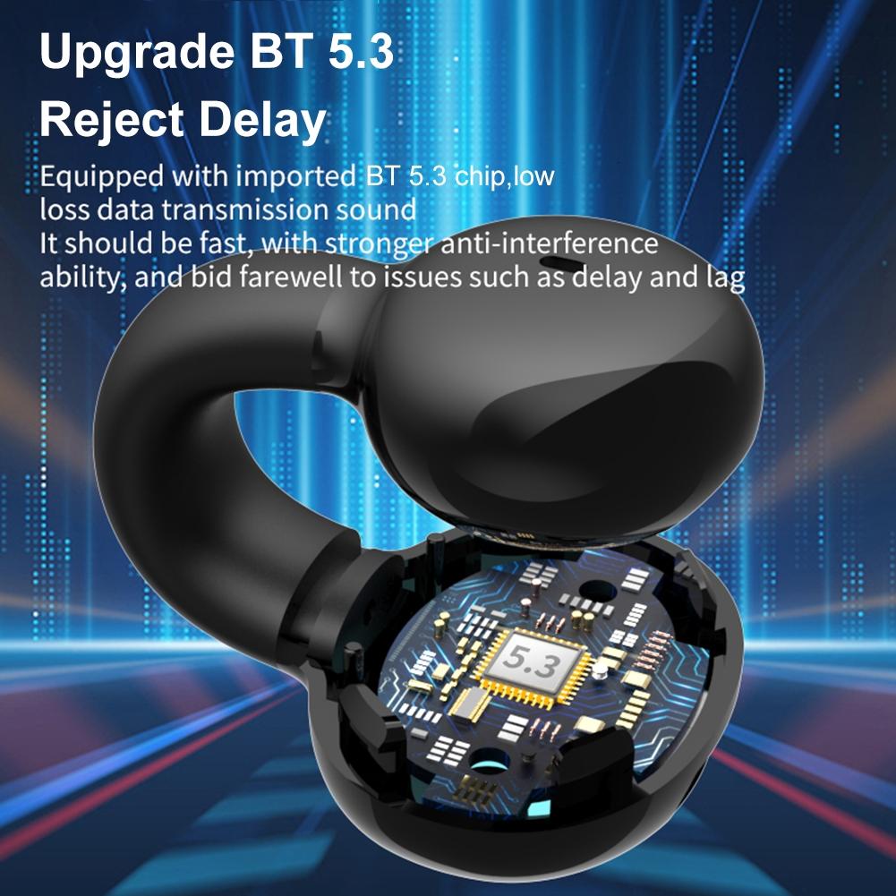 Wireless Sport Earbuds with Comfort Fit - no Ear Pain - Black