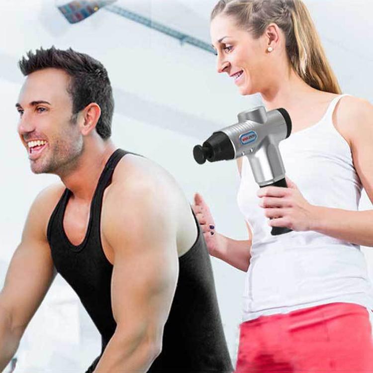 Portable Electric Massager For Muscle Relaxation And Fitness - Silver