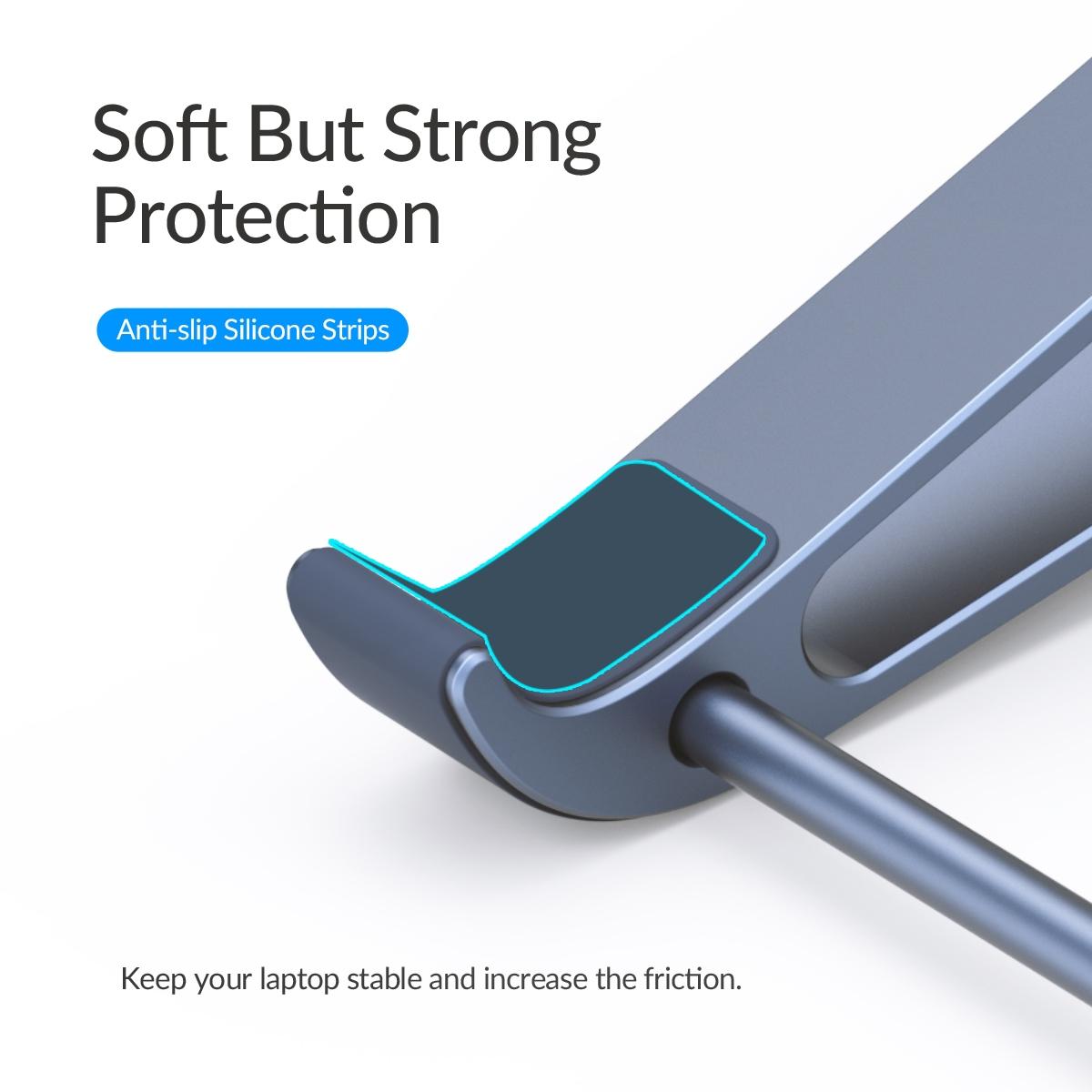 Vertical Laptop Storage Holder - Grey Multi-functional