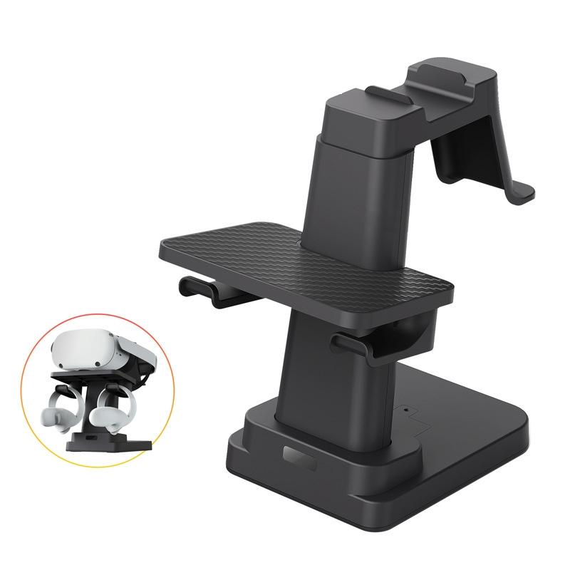 Universal Vr Headset Handle Bracket - Compatible with Pico4 Meta Quest Rift s Htc - Black