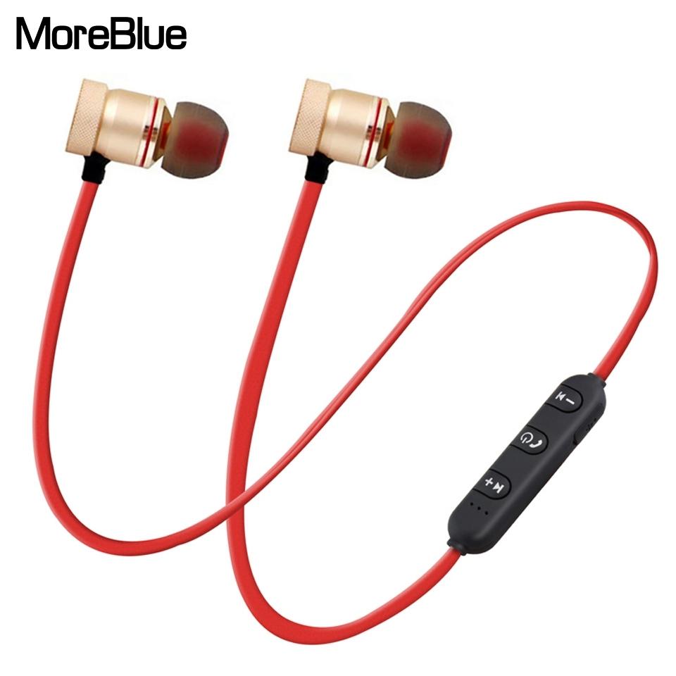 Wireless Bluetooth Sport Earbuds with Mic - Moreblue S07 - Black