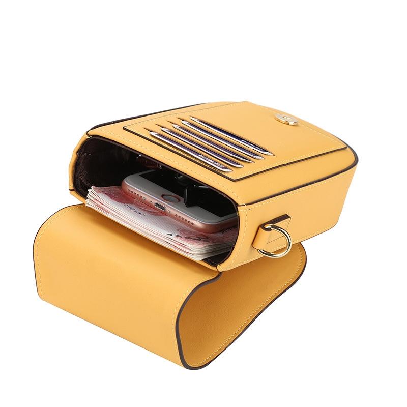 Multi Card Clutch For Women Mobile Phone - Yellow
