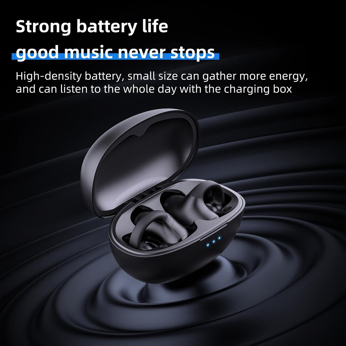 Wireless Bluetooth Earphone - Ear-mounted T306 - Black