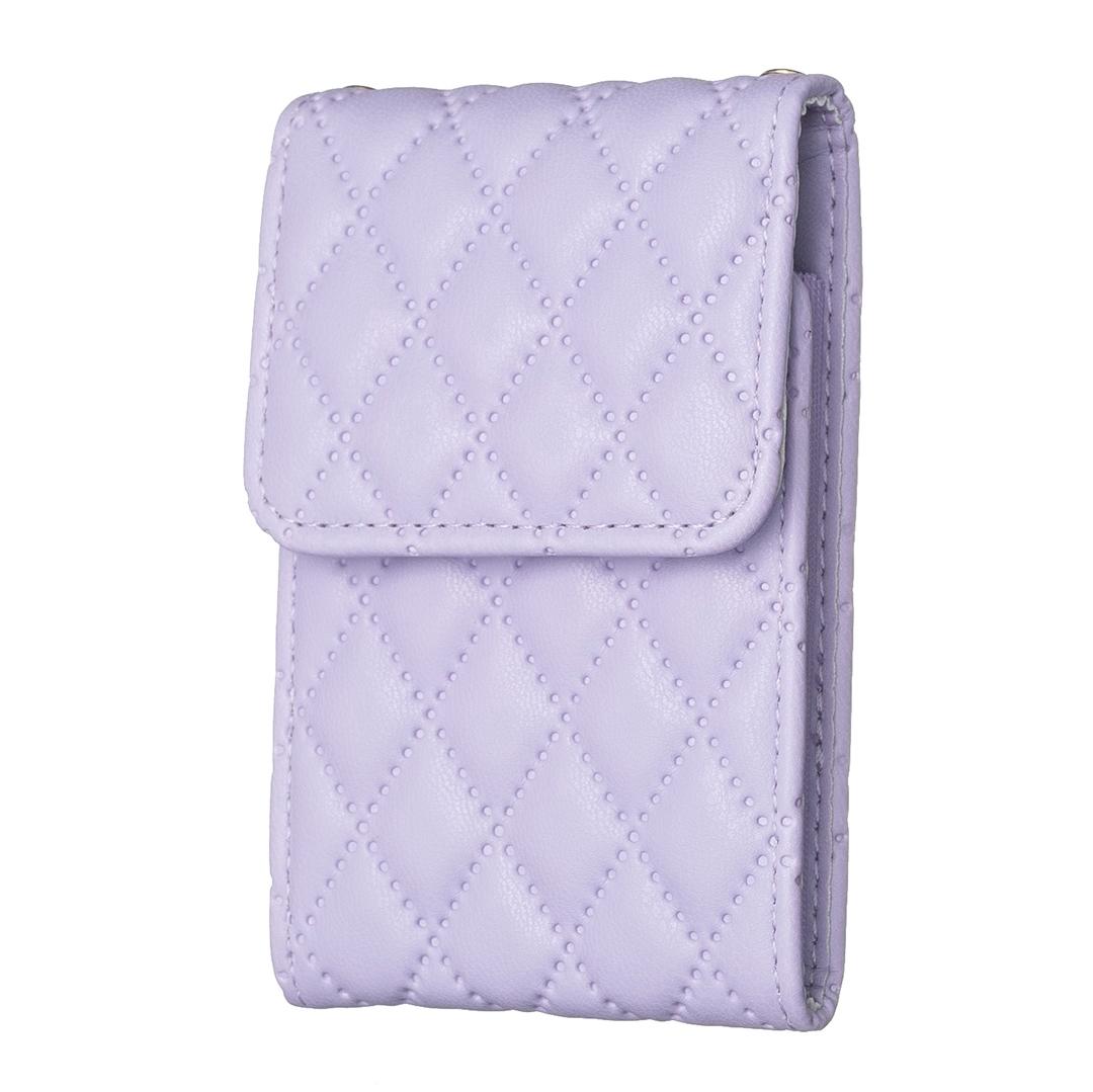 Vertical Card Bag For Mobile Phones Sticker - Dark Purple