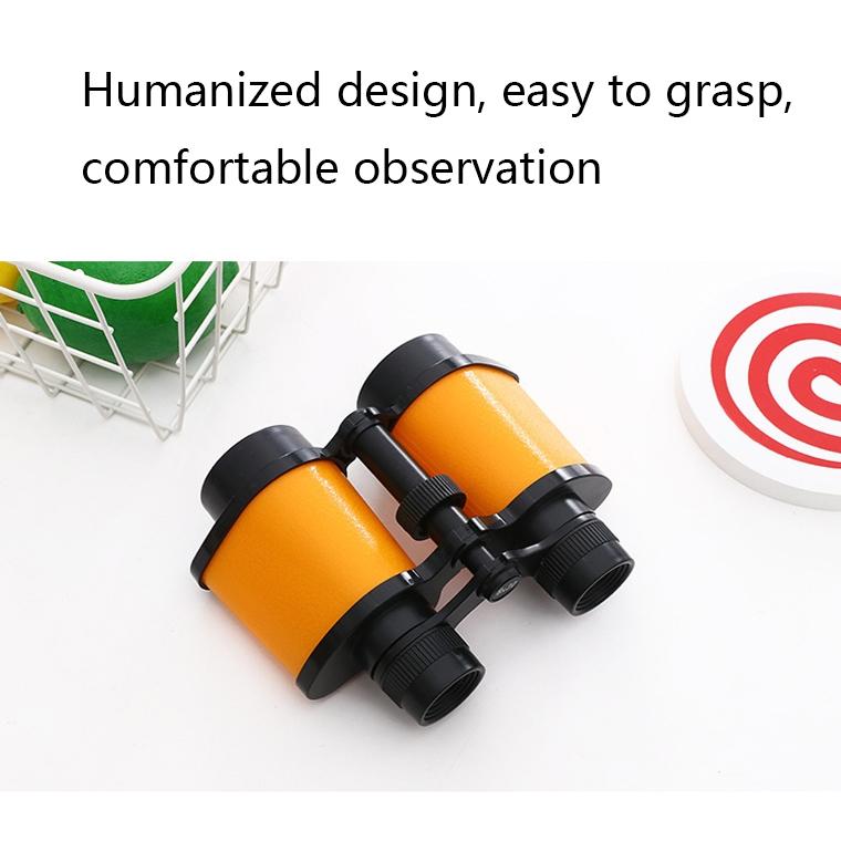 Mini Hd Toy Binoculars for Kids - Compact and Durable - Orange
