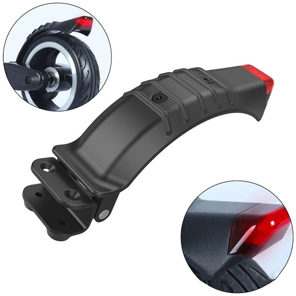 Carbon Fiber Rear Fender with Led Tail Light for Electric Scooters - 5 / 5.5 / 6.5 Inch