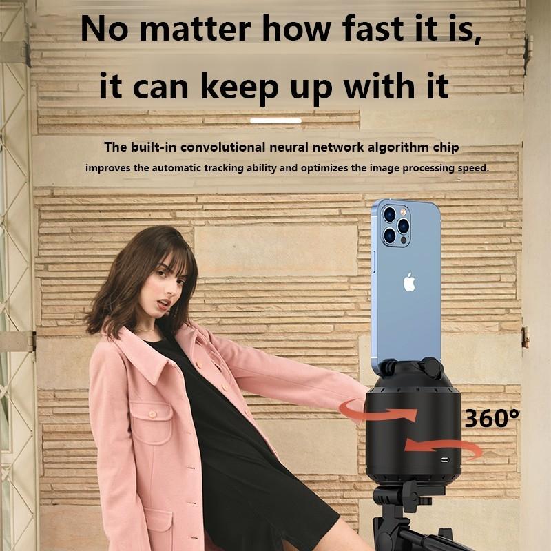 Smart Desktop Ptz with 360 Degree Rotation and Automatic Tracking - Black