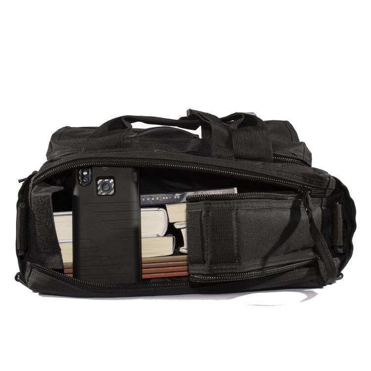 Waterproof Outdoor Messenger Bag For Sports & Cycling - Black