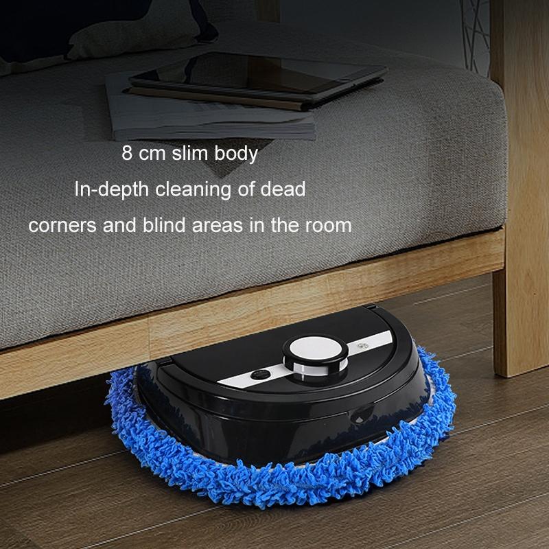 Smart All-in-one Robotic Sweeper and Mop - White