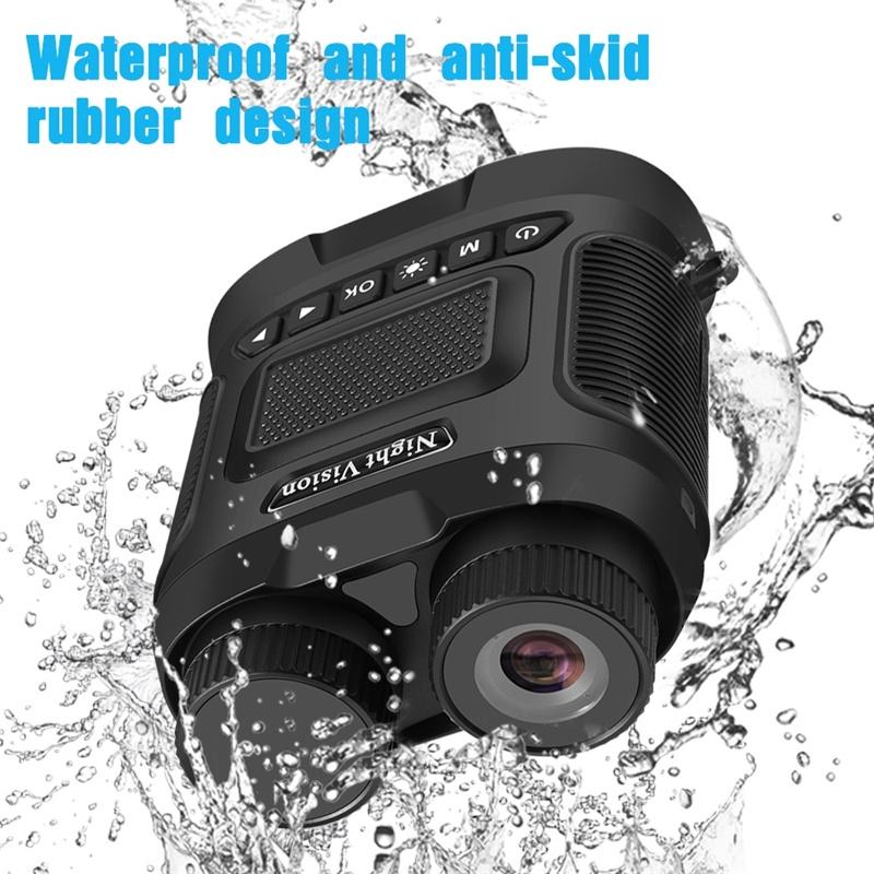 3 Digital Night Vision Binoculars with 3 Ips Screen - Black